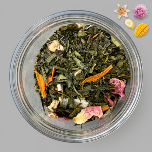 Sencha Owoce Południa — herbata zielona aromatyzowana