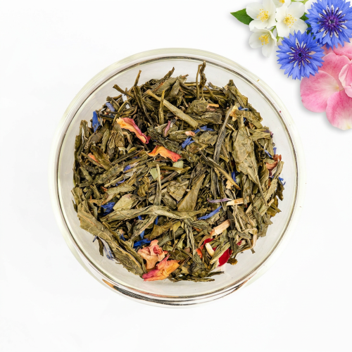 Sencha Malina i Cytryna — herbata zielona aromatyzowana