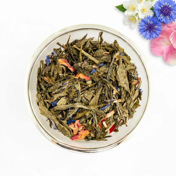 Sencha Malina i Cytryna — herbata zielona aromatyzowana