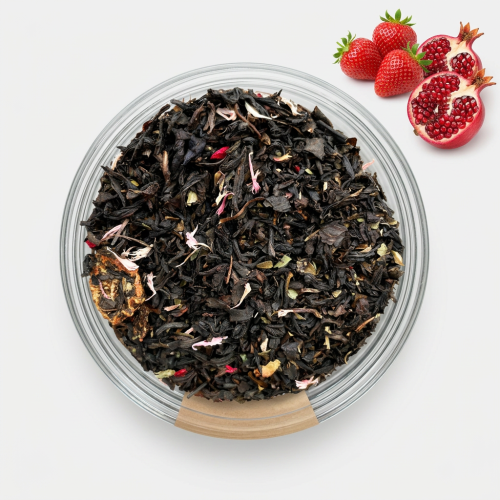 Śmietankowe Truskawki — herbata czarna aromatyzowana