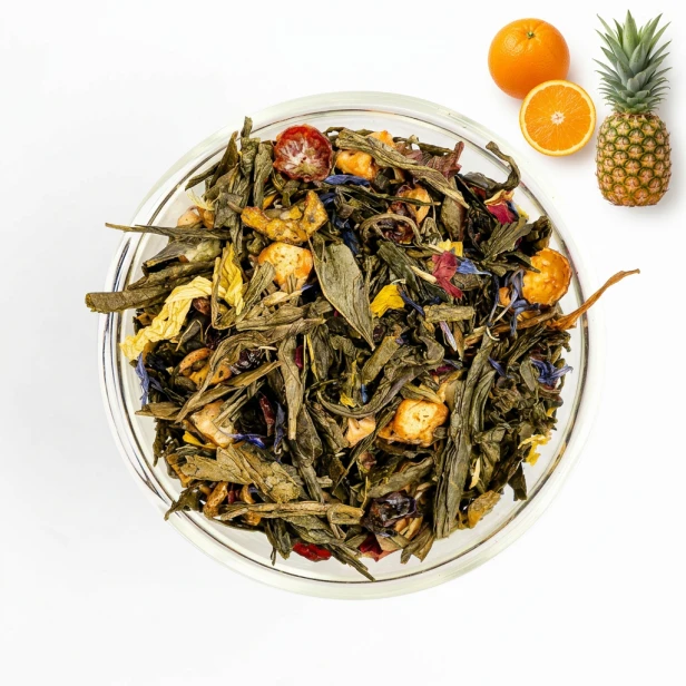 Sencha Grenada — herbata zielona aromatyzowana