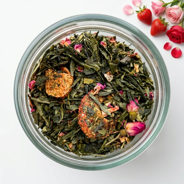 Sencha Imię Róży — herbata zielona aromatyzowana