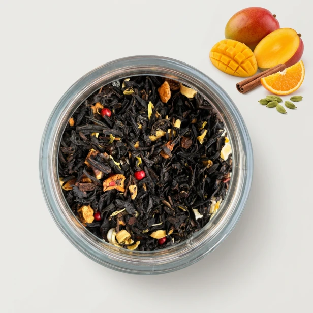 Ogniste Mango — herbata czarna aromatyzowana