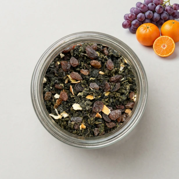 Oolong Winogrono i Mandarynka — herbata zielona aromatyzowana