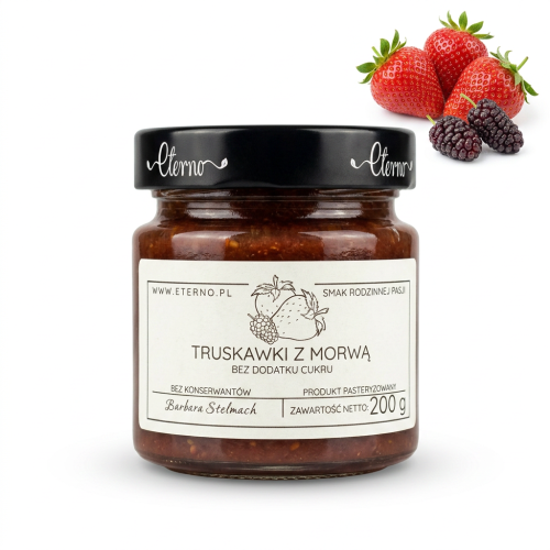 Konfitura truskawka z morwą 220g