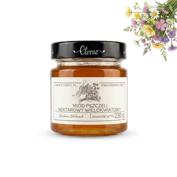Miód wielokwiatowy 220 ml