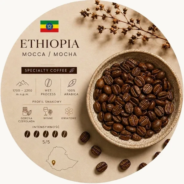 Etiopia Mocca - beige