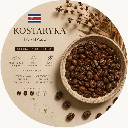 Kostaryka Tarrazu - beige