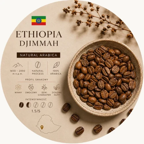 Etiopia Djimmah - beige