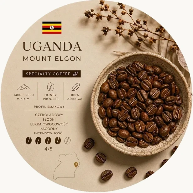 Uganda Mount Elgon - beige