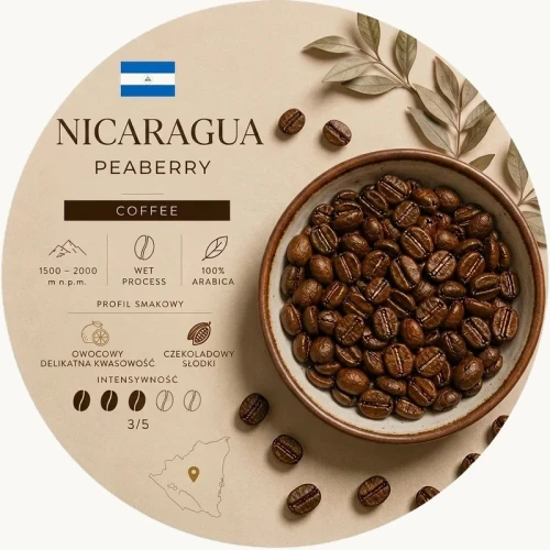 Nikaragua Peaberry - beige