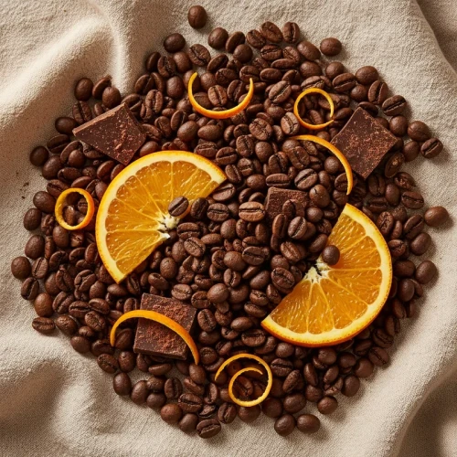 Kawa Pomarańcze w Czekoladzie (100% Arabica) - beige