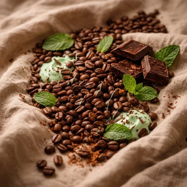 Kawa Mięta Czekolada (100% Arabica) - beige